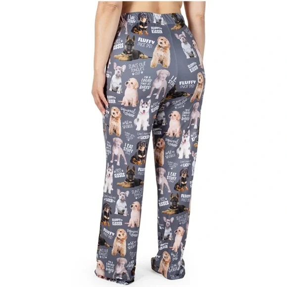 NWT 🆕 |•Brief Insanity•| Dog Pajama Pants - Medium - Picture 3 of 9